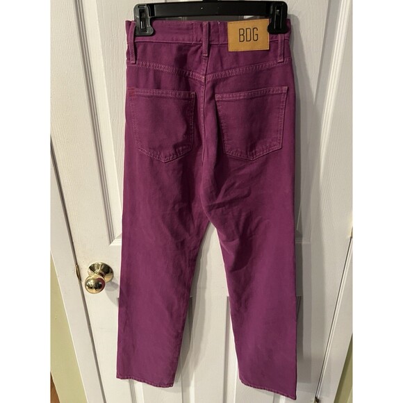 BDG Jeans Womens Sz 25 Purple Cowboy High Rise Mom Vintage Y2K Hipster Skater - Picture 8 of 10